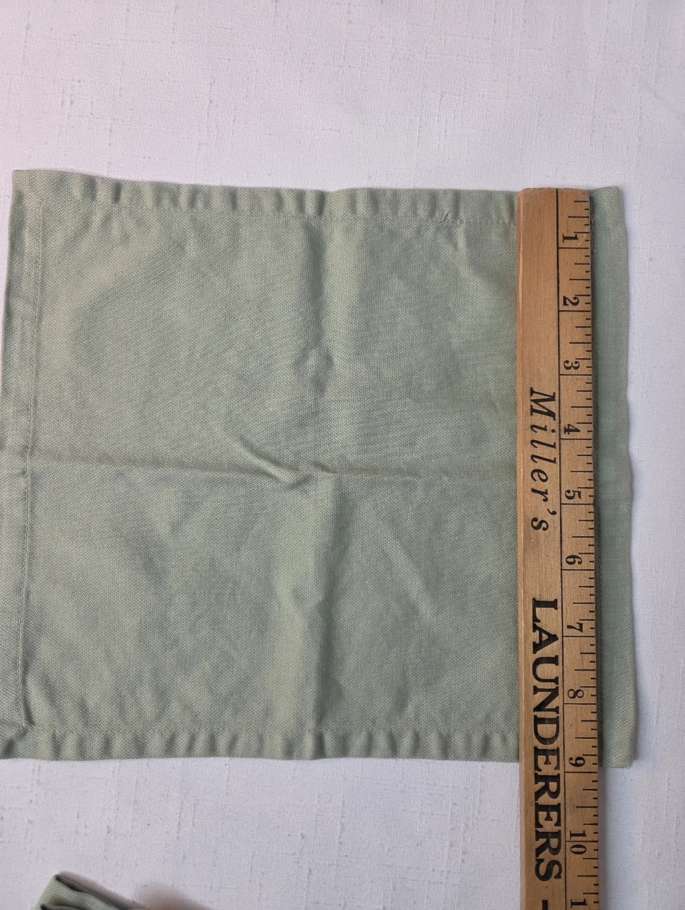 Pottery Barn Cloth Napkins Set of 4 Sage Green 10x9